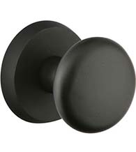 Sandcast Bronze Half Round Winchester Knob with Round Rose, Emtek 7056WC