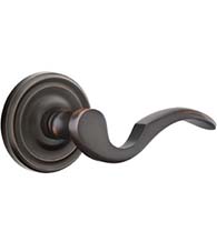 Cortina Lever with Regular Round Rose, Emtek 8050C