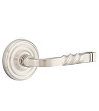 Santa Fe Lever with Round Rose, Emtek 8050SF