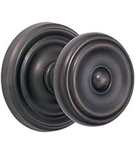Waverly Knob with Round Rosette, Emtek 8050W
