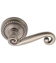 Rustic Lever with Rope Rosette, Emtek 8051R