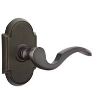 Cortina Lever with Arched Rose, Emtek 8058C