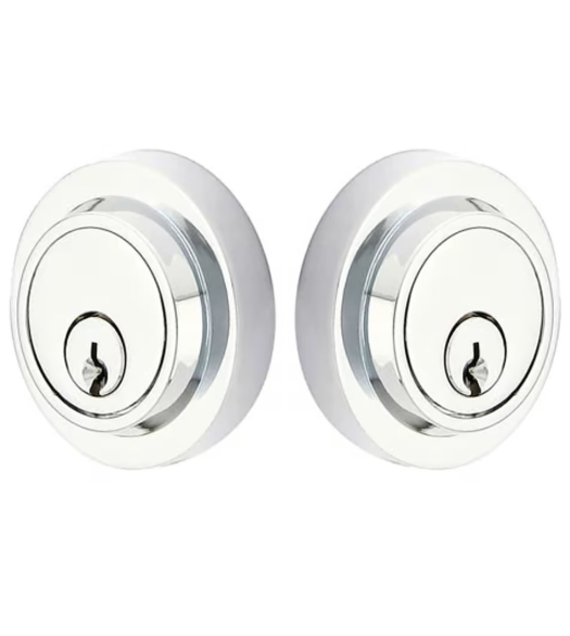 Emtek Modern Double Cylinder Round Deadbolt