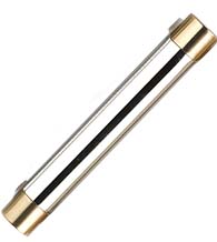 Chrome and Brass Cabinet Pull, Emtek 84052RECUS4SMUS26