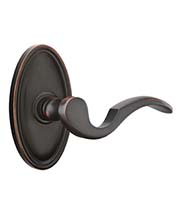 Cortina Lever with Oval Rosette, Emtek 8520C