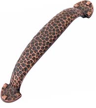 Hammered Cabinet Pull, Emtek 86046