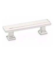 Geometric Rectangular Cabinet Pull, Emtek 86299