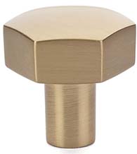 Modern Hex Cabinet Knob, Emtek 86457