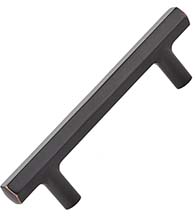 Modern Hex Cabinet Pull, Emtek 86459
