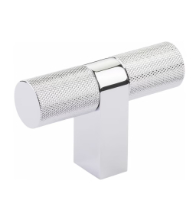 Modern Knurled Cabinet T-Knob, Emtek 86656