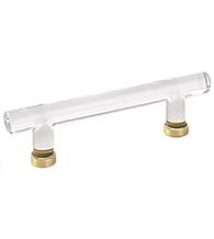 Crystal Bar Cabinet Pull, Emtek 86724