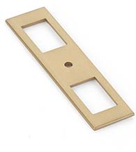 Modern Cabinet Backplate for Knobs, Emtek 86921