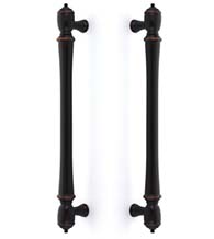 Urn Tip Back-to-Back Door Pull Pair, Emtek BTB-86343