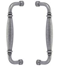 Normandy Wrought Steel Door Pull Pair, Emtek BTB-76031