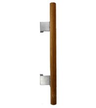 Teak Wood Offset Door Pull, First Impressions 3275W-Teak