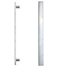Sutter Rectangular Satin Stainless Steel Door Pull, First Impressions STR6SMTSS4BSS