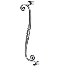 S-Scroll Decorative Door Pull, First Impressions SNJ1021SBR