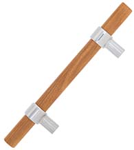 5/8 Inch Diameter Baird Wooden Cabinet Pull, First Impressions LKE625SBR