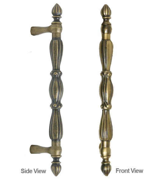 10 Inch Ornate Appliance Pull