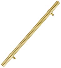 1-1/2 Inch Brass Delong Pull, First Impressions DLG150SMTSSBR