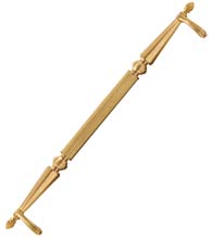 Offset Elegant Reed Door Pull, First Impressions DLW1RDDFBR
