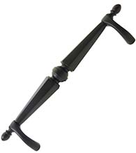 Offset 12 Inch Ornate Door Pull, First Impressions DLW5012CRGFBR
