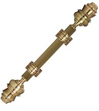 Large Reed Entry Door Handle, First Impressions MDS2RDDSBR