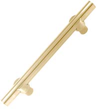 Brass Pioneer Door Pull, First Impressions PNR150SMTSBR