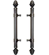 Large Pineapple Back-to-Back Door Handle, First Impressions PR-MDS3RDDSBR