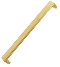 Mitered Sutter Solid Brass Pull - Doorware.com