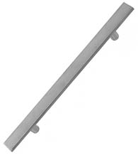 Sutter Rectangular Aluminum Door Pull, First Impressions STR4SMTSS4