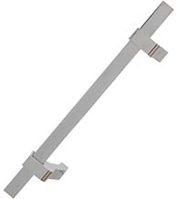 Teton 1 Inch Square Door Pull, First Impressions TTN100SMTFAL