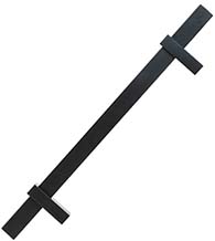 Square Door Pull with Square Mounts, First Impressions TTN100SMTSAL
