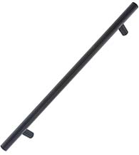1 Inch Diameter Brass Wasatch Pull, First Impressions WST100SMTSBR