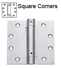 4-1/2 x 4-1/2 x Square Corners Commercial Spring Hinge