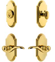 Arc Entryset with Bellagio Lever, Grandeur ARCBELCOM