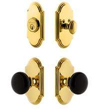 Arc Entryset with Coventry Knob, Grandeur ARCCOVCOM
