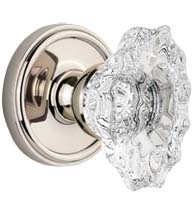 Biarritz Knob With Georgetown Rose, Grandeur GEOBIA