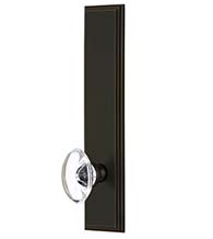 Provence Crystal Knob with Carre Plate, Grandeur CARPRO19