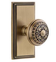 Windsor Knob with Carre Rose, Grandeur CARWIN