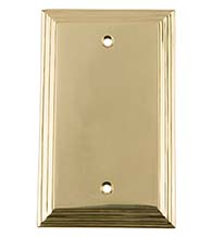 Deco Blank Outlet Cover Plate, Grandeur DECSWPLTB