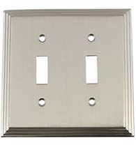 Deco Double Toggle Plate, Grandeur DECSWPLTT2