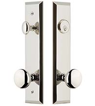 Single Cylinder Fifth Avenue Tall Plate Entryset, Grandeur FAVFAV19ENTR