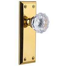Fifth Avenue Plate With Fontainebleau Knob, Grandeur FAVFON