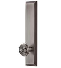 Windsor Knob with Fifth Avenue Plate, Grandeur FAVWIN19