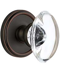 Provence Crystal Knob with Georgetown Rose, Grandeur GEOPRO