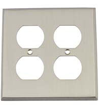 New York Quad Outlet Plate, Grandeur NYKSWPLTD2