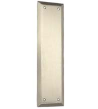 Contemporary New York Solid Brass Push Plate, Grandeur PSHNYK