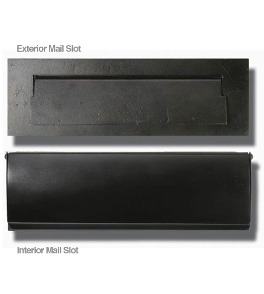 10 Inch Bronze Letter Mail Slot, Hamilton MS302BP