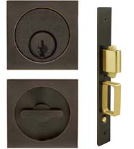 Urban Flush Pull Keyed Entry Set, INOX FH23PD8450